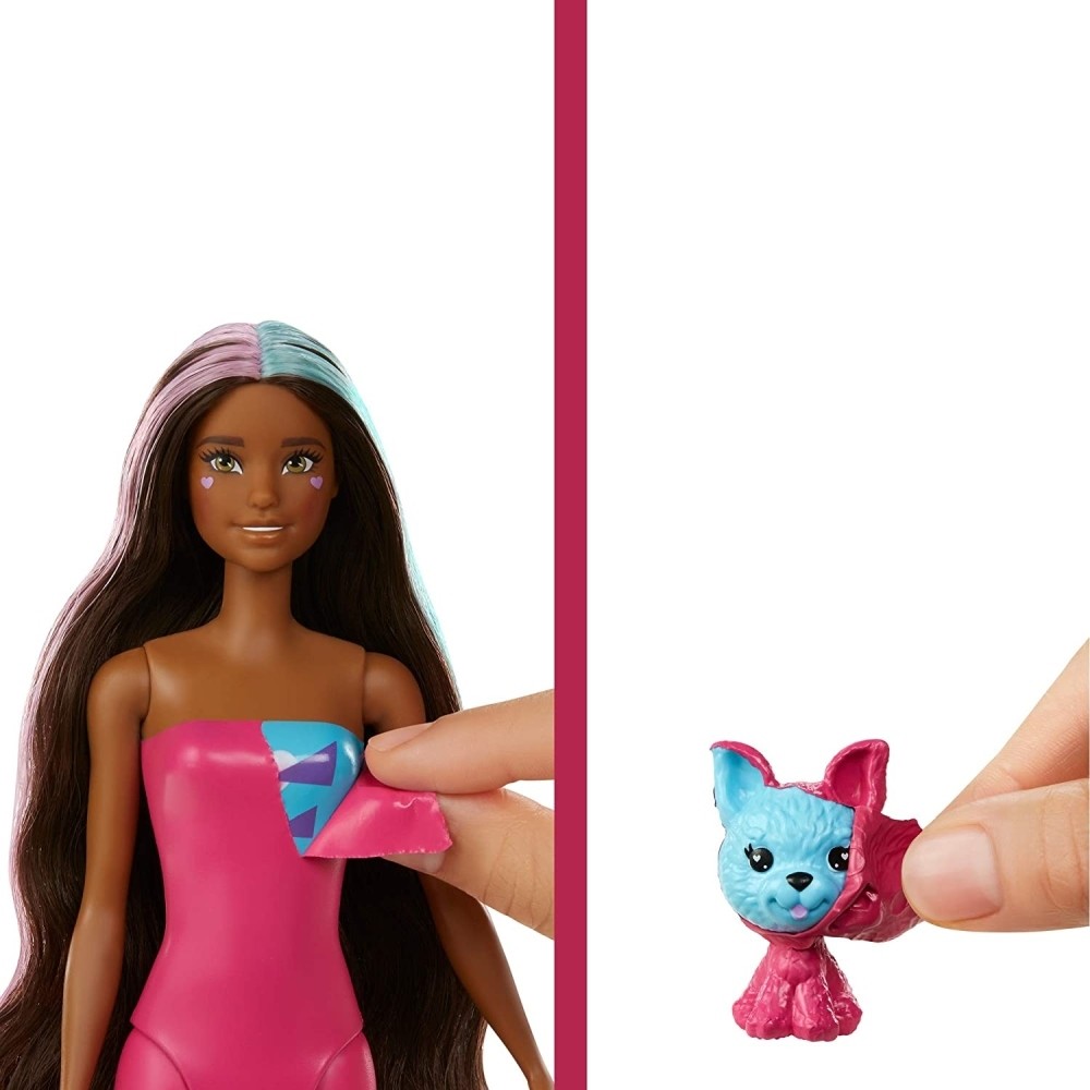 Barbie Color Reveal mágikus meglepetés baba - unikornis divat