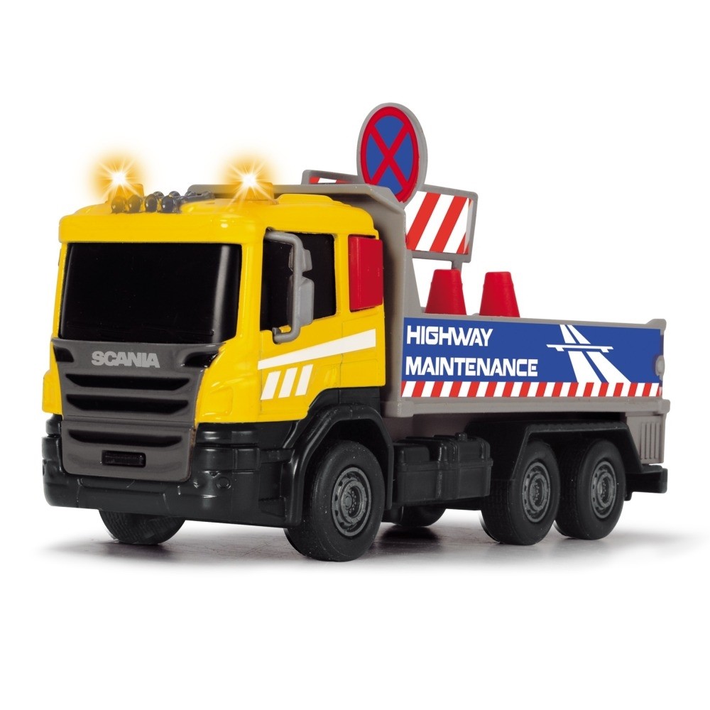 Dickie Scania City Team Lorry 17 cm, Road Mending Lorry