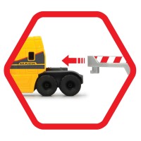 Dickie Mack kamion Volvo munkagépekkel 32 cm