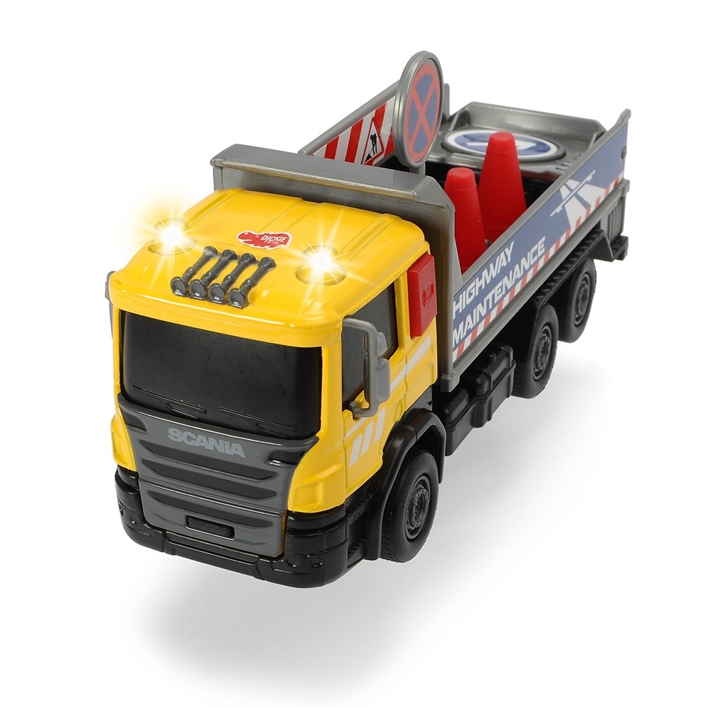 Dickie Scania City Team Lorry 17 cm, Road Mending Lorry