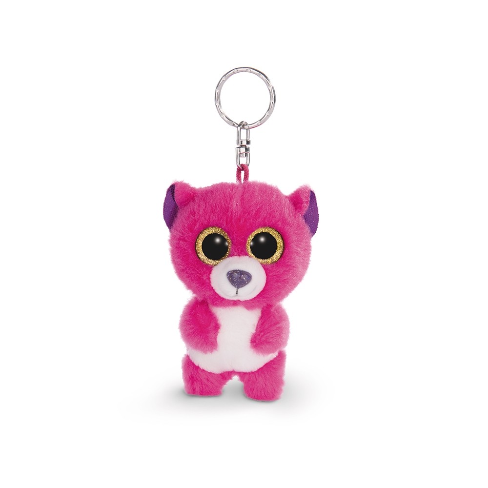 NICI Glubschis Dangling Bear Briggy Plush Keyholder, 9 cm