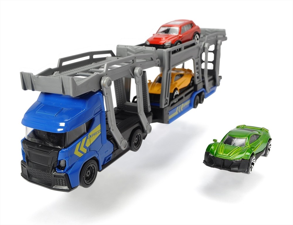 Dickie Car Carrier 28 cm, Blue