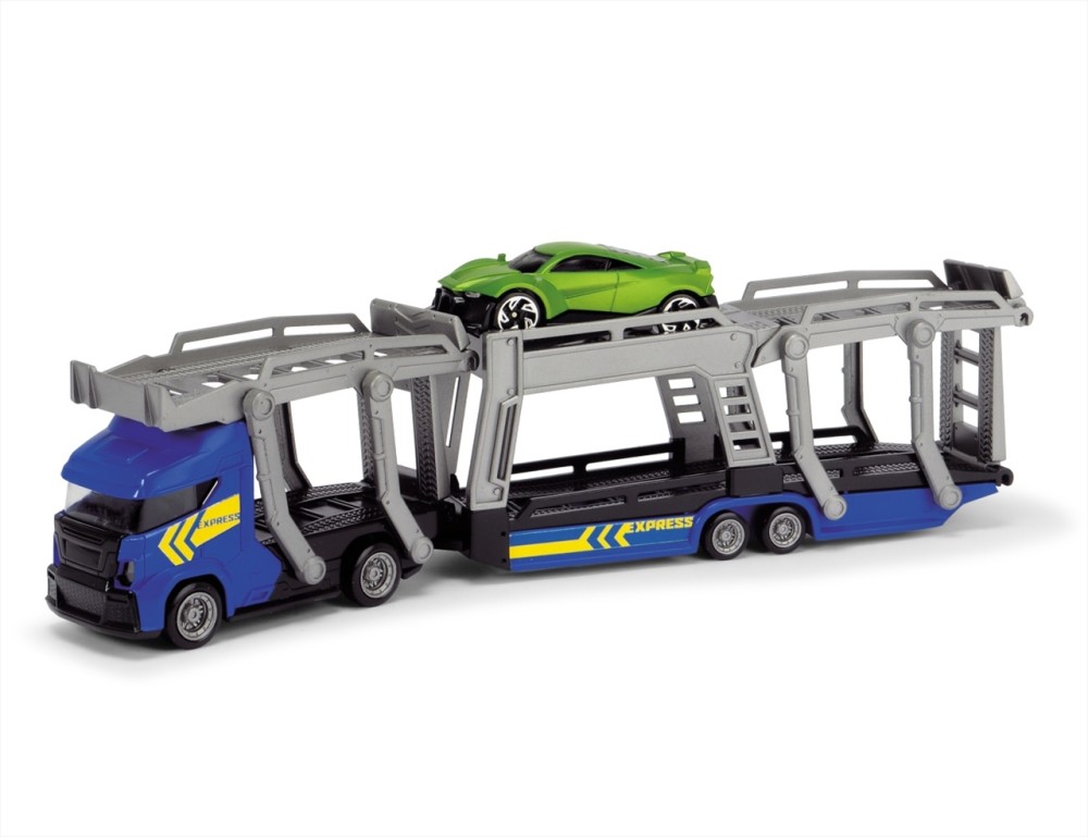 Dickie Car Carrier 28 cm, Blue