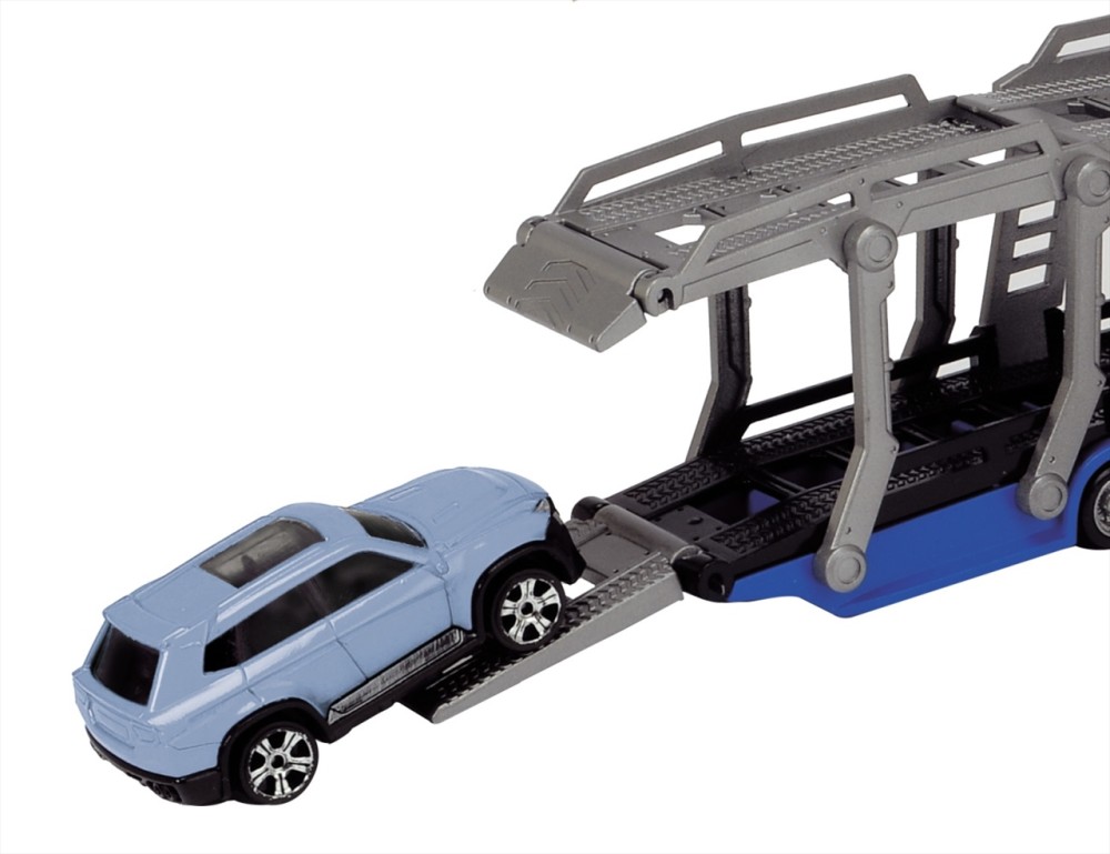 Dickie Car Carrier 28 cm, Blue