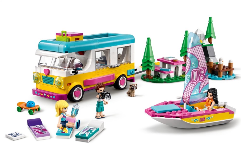 LEGO® Friends 41681 Forest Camper Van and Sailboat