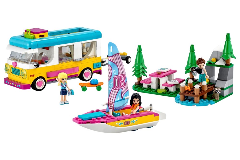 LEGO® Friends 41681 Forest Camper Van and Sailboat