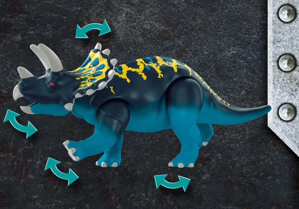 PLAYMOBIL® 70627 Triceratops: Battle for the Legendary Stones