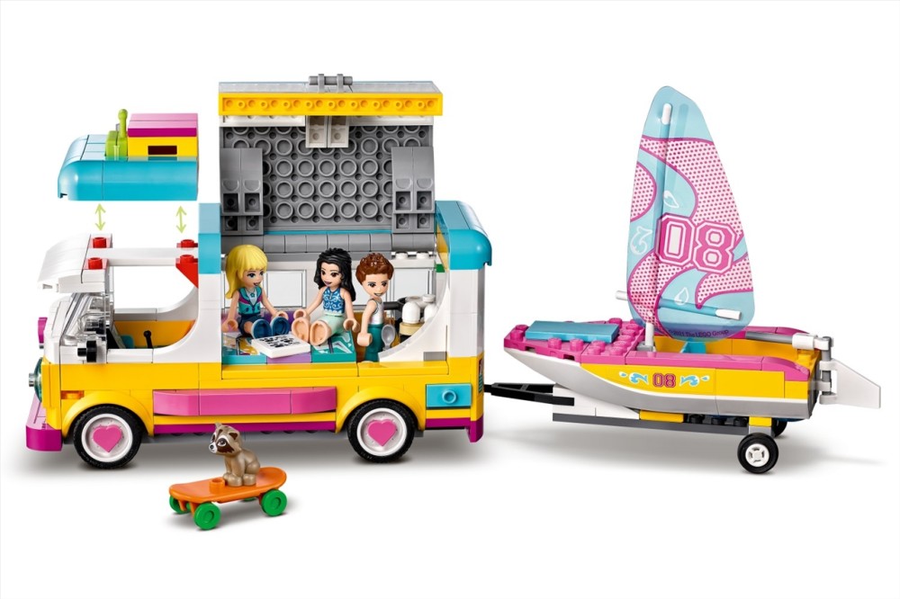 LEGO® Friends 41681 Forest Camper Van and Sailboat