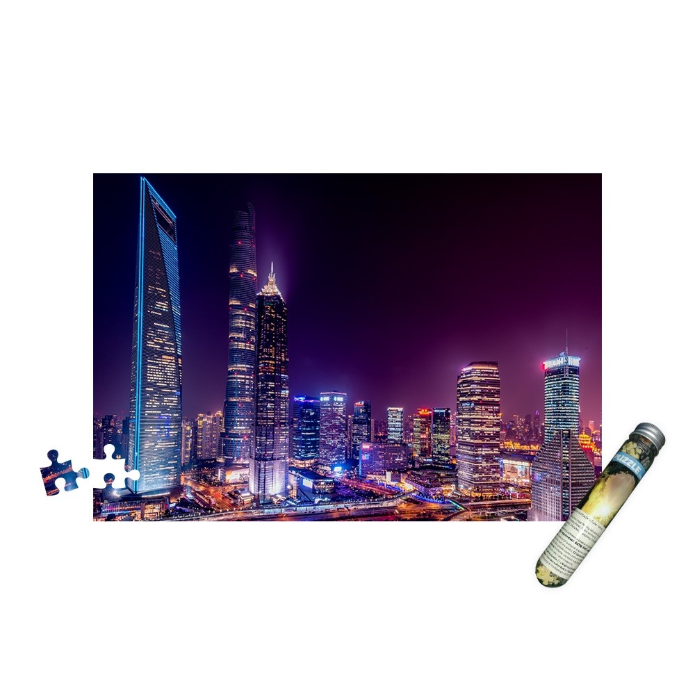 Mini puzzle - Shanghai éjszaka, 150 db