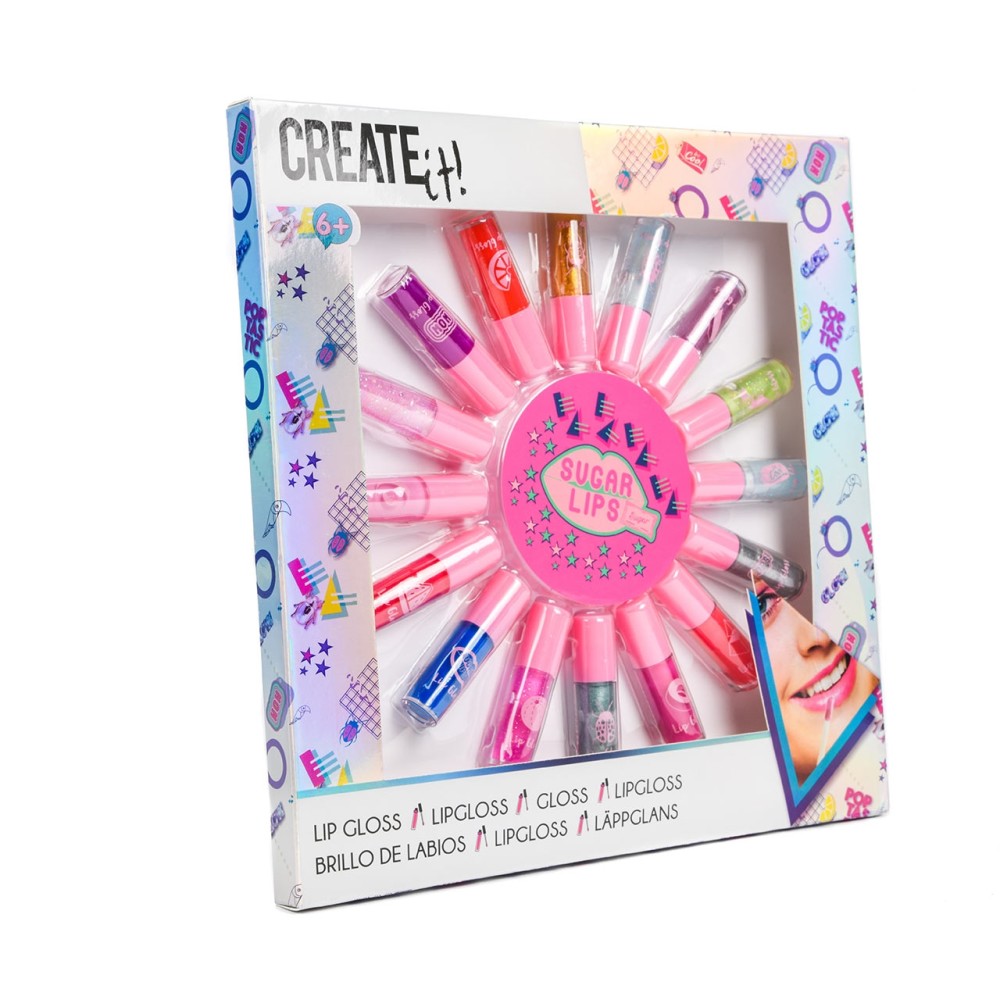 Canenco Create It! Mini Lip Gloss, 16 pcs