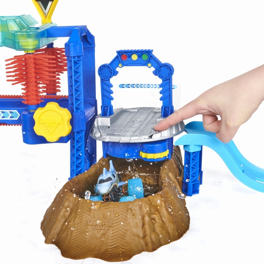 Monster Jam 1:64 Megalodon Monster Wash Playset