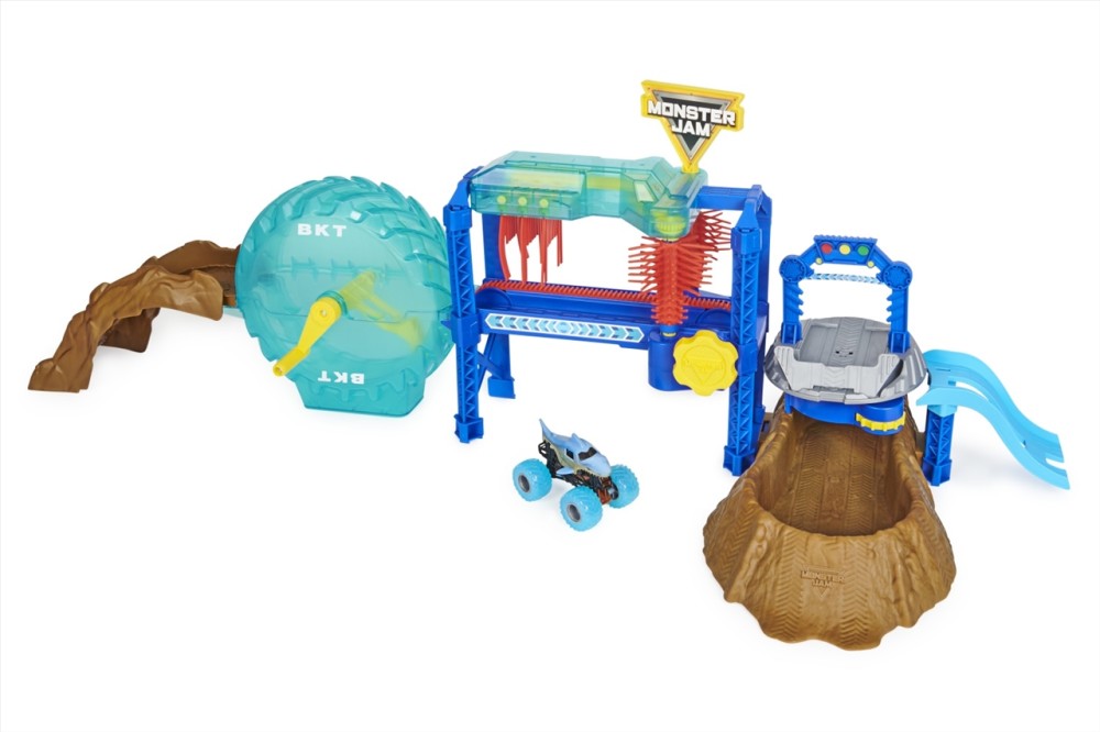 Monster Jam 1:64 Megalodon Monster Wash Playset