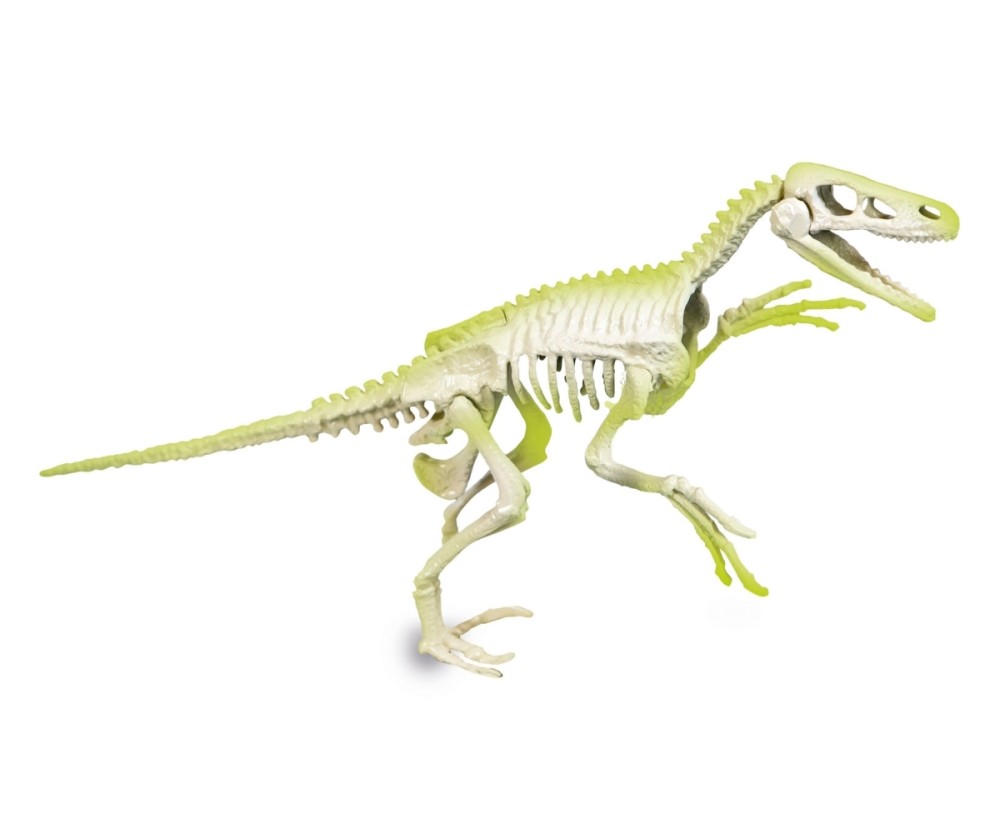 Clementoni Archeofun Velociraptor Glow in the Dark