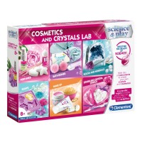 Clementoni Science & Play Cosmetics and Crystal Lab 6in1 Kit